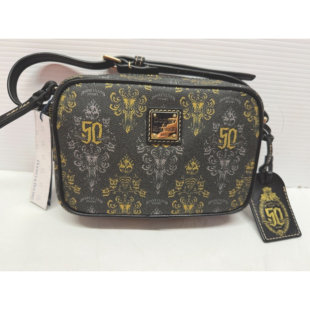 Disney Parks Haunted Mansion 50th Anniversary Dooney & Bourke Crossbody Bag NEW